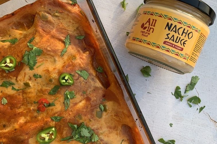 vegán enchilada recept - ALL IN Natural food