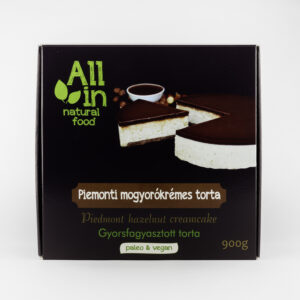 Piemonti mogyorókrémes torta (fagyasztott) - mindenmentes