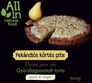 Pekándiós körtés pite (fagyasztott) - mindenmentes