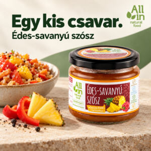 Vegán és gluténmentes Édes-savanyú szósz 250g