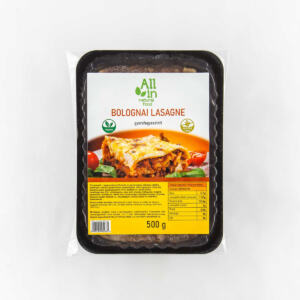 Vegán, gluténmentes Bolognai Lasagne 500g - mindenmentes