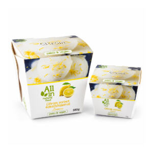 ALL IN Citrom sorbet jégkrém édesítőszerrel