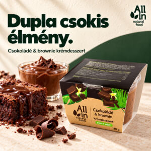 Csokoládé & brownie krémdesszert 130g - mindenmentes
