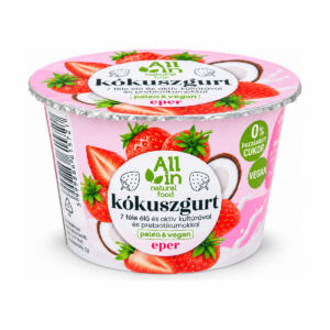 Eper kókuszgurt 150 g – ALL IN Natural Food