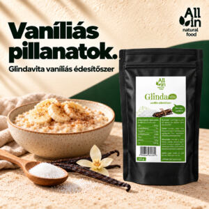 Glindavita vaníliás édesítőszer 100g - vegán