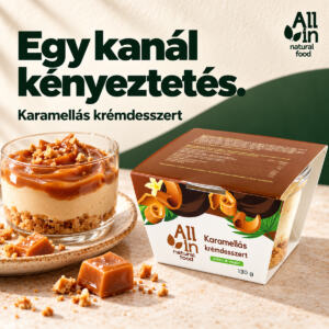 Karamellás krémdesszert 130g - mindenmentes