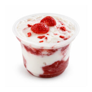 Kókuszgurt eperöntettel jégkrémkehely 200g - ALL IN