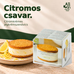Mindenmentes Citromkrémes jégkrémszendvics
