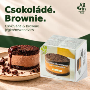 Mindenmentes Csokoládé & brownie jégkrémszendvics